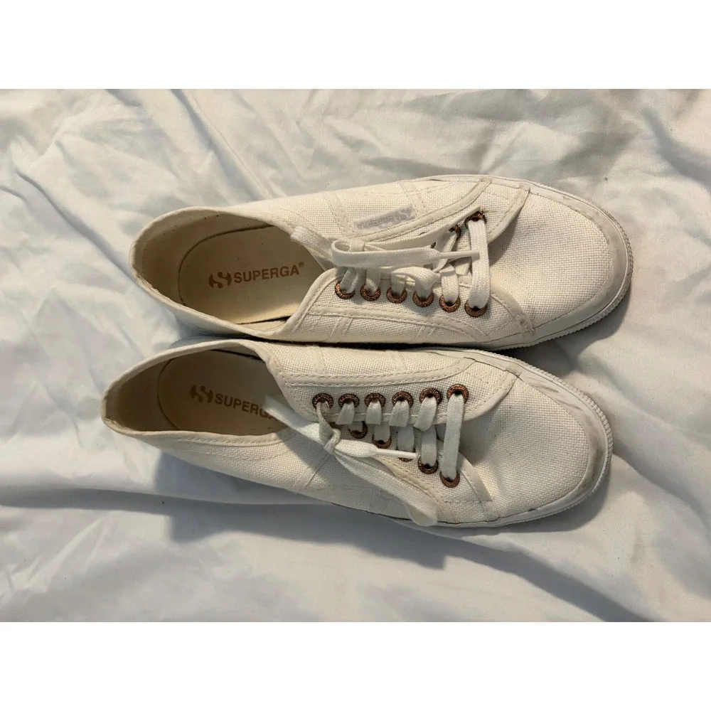 Superga 2750 Cotu Classic Sneakers White Canvas EU 39